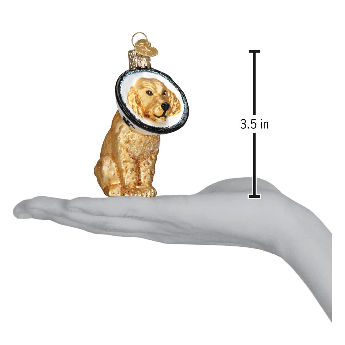 Amazon.co.jp: Old World Christmas コーンオブシェイム 犬 吹きガラス